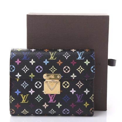 Louis Vuitton Monogram Multicolor Koala Wallet Black 10 of 10