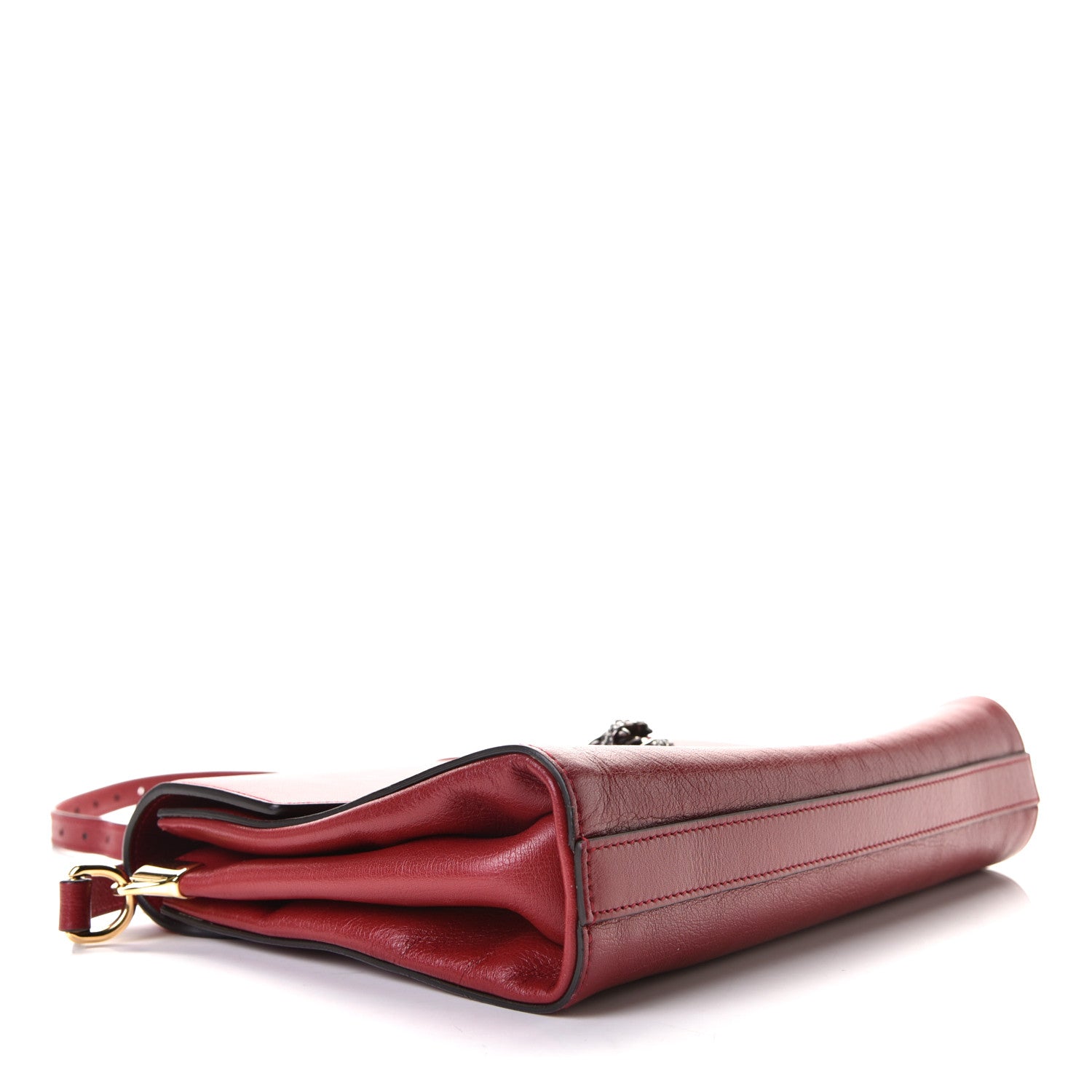Gucci Calfskin Animalier Medium Shoulder Bag Cerise 4 of 7