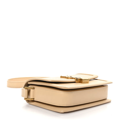 Saint Laurent Smooth Calfskin Monogram Small Solferino Satchel Natural Ivory 4 of 10