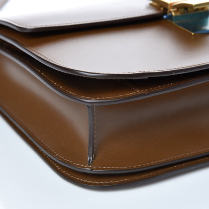 Celine Box Calfskin Medium Classic Box Flap Bag Camel 5 of 9