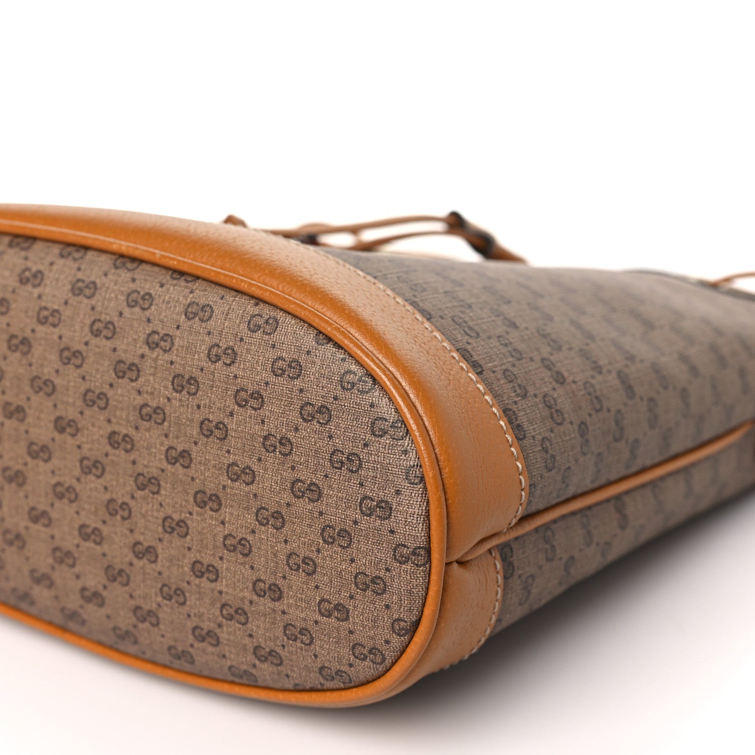 Gucci X DISNEY Mini Vintage GG Supreme Monogram Bucket Bag Beige Vintage Sun Oil 9 of 9
