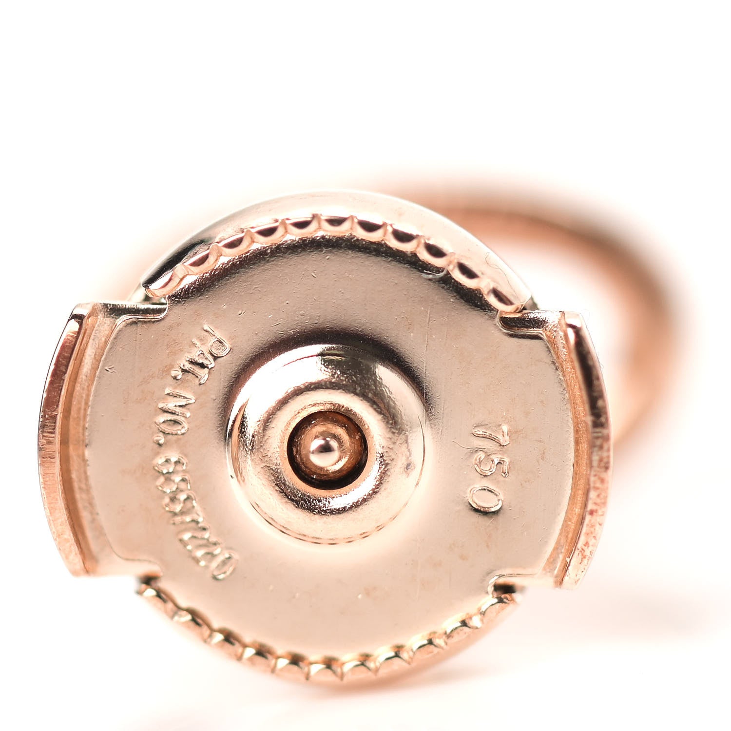 Hermes 18K Rose Gold TPM Farandole Stud Earrings 6 of 7