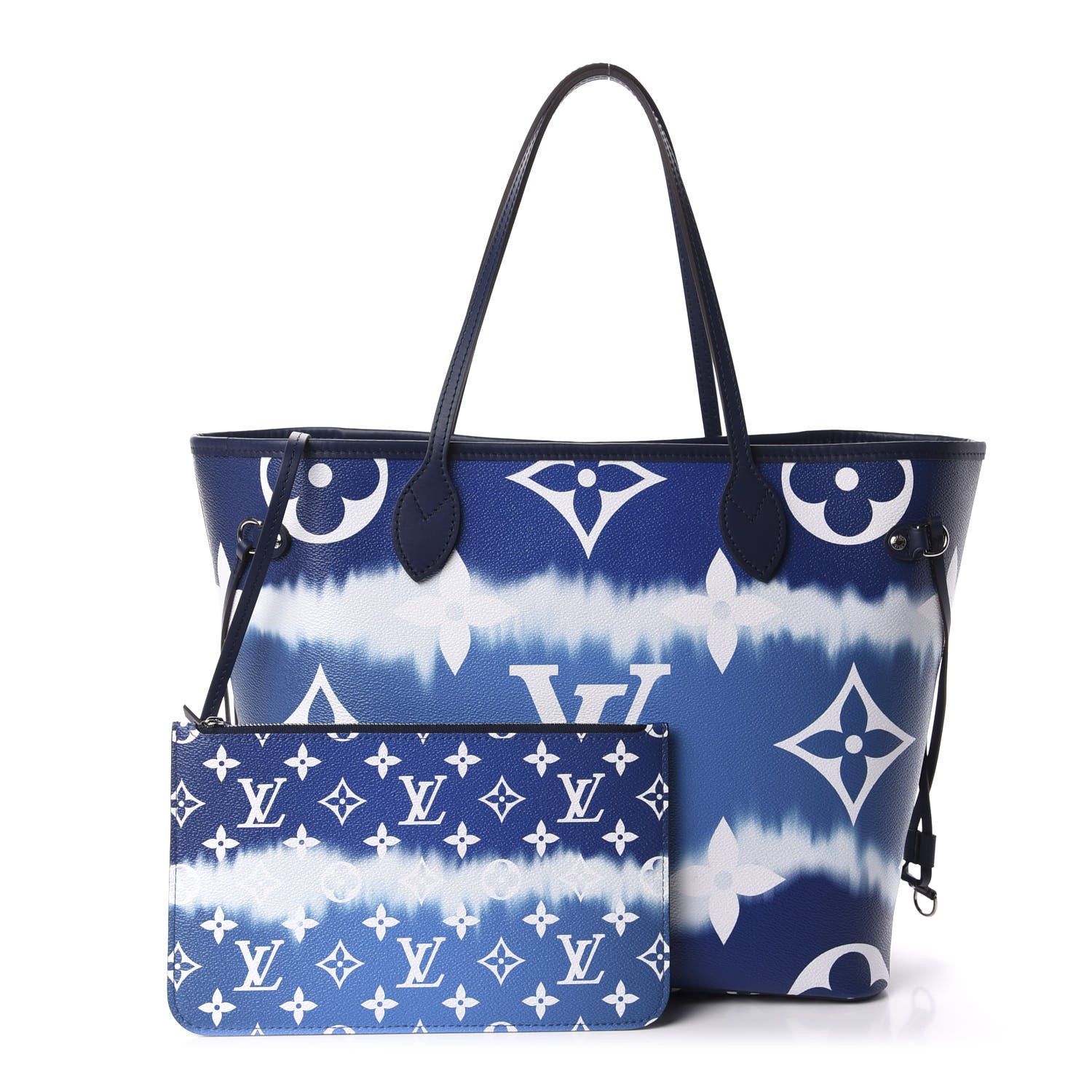 Louis Vuitton Monogram Escale Neverfull MM Blue 1 of 12