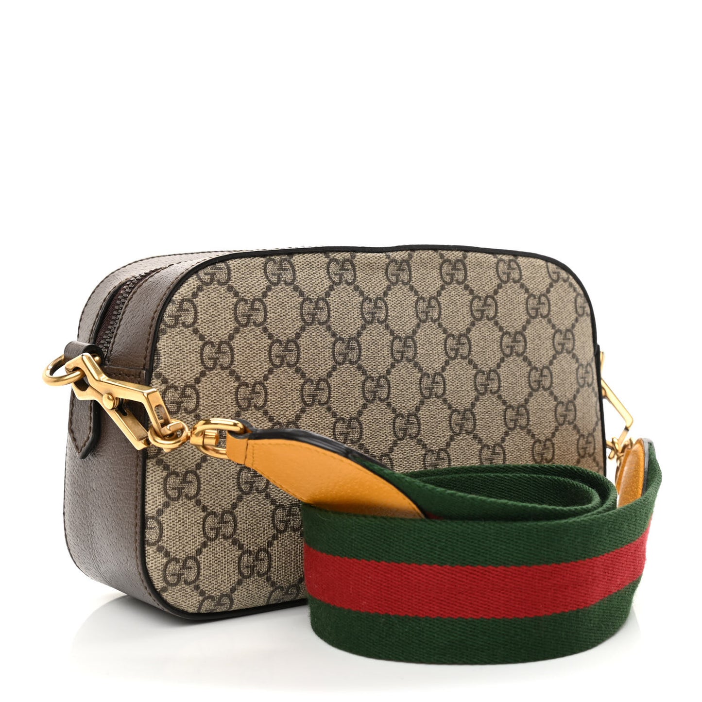 GG Supreme Monogram Web Neo Vintage Shoulder Bag Beige New Acero Crop
