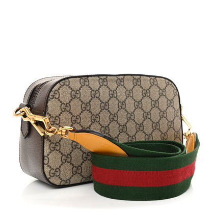 Gucci GG Supreme Monogram Web Neo Vintage Shoulder Bag Beige New Acero Crop 3 of 10