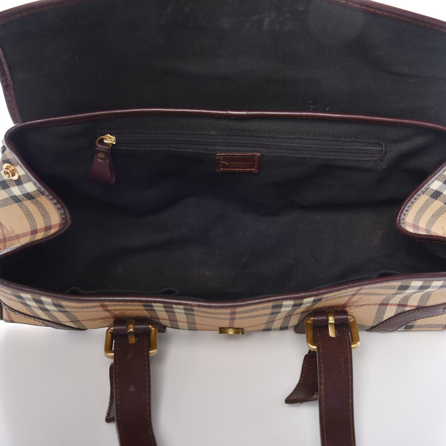 Haymarket Check Buckle Satchel
