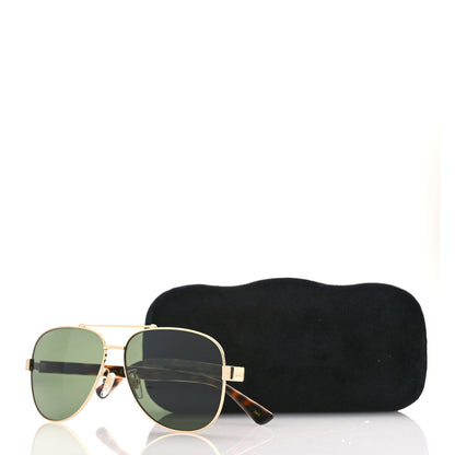 Gucci Web Aviator Sunglasses GG0528S Tortoise 8 of 8