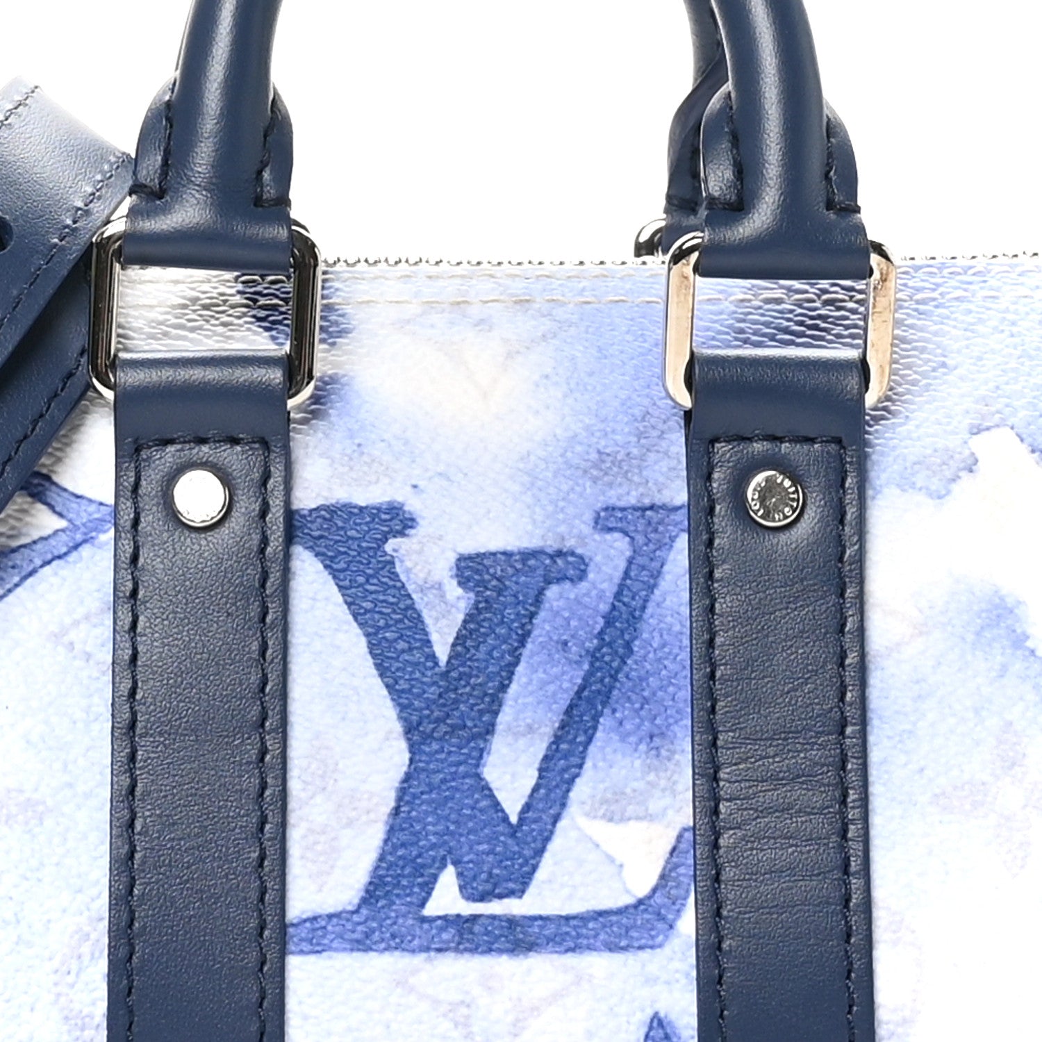 Louis Vuitton Monogram Watercolor Keepall XS Blue 7 of 10
