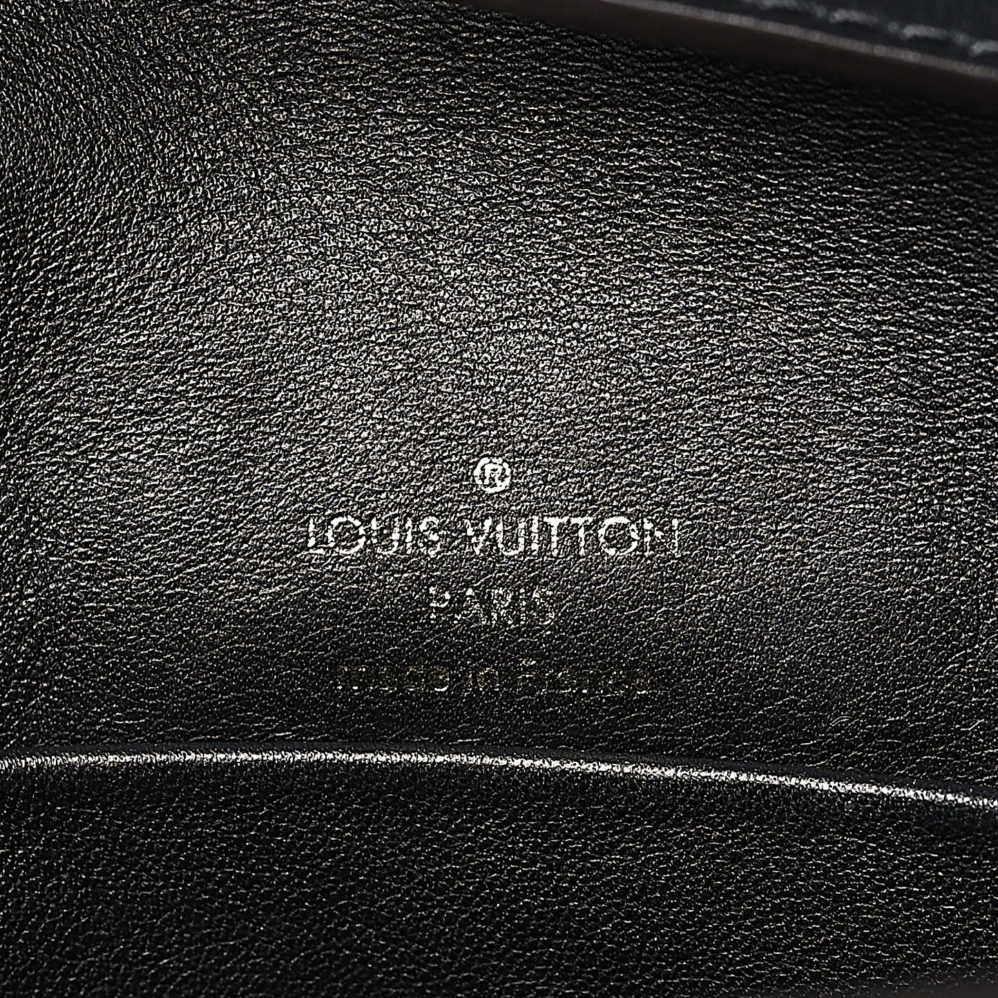 Calfskin Reverse Monogram Column Clutch