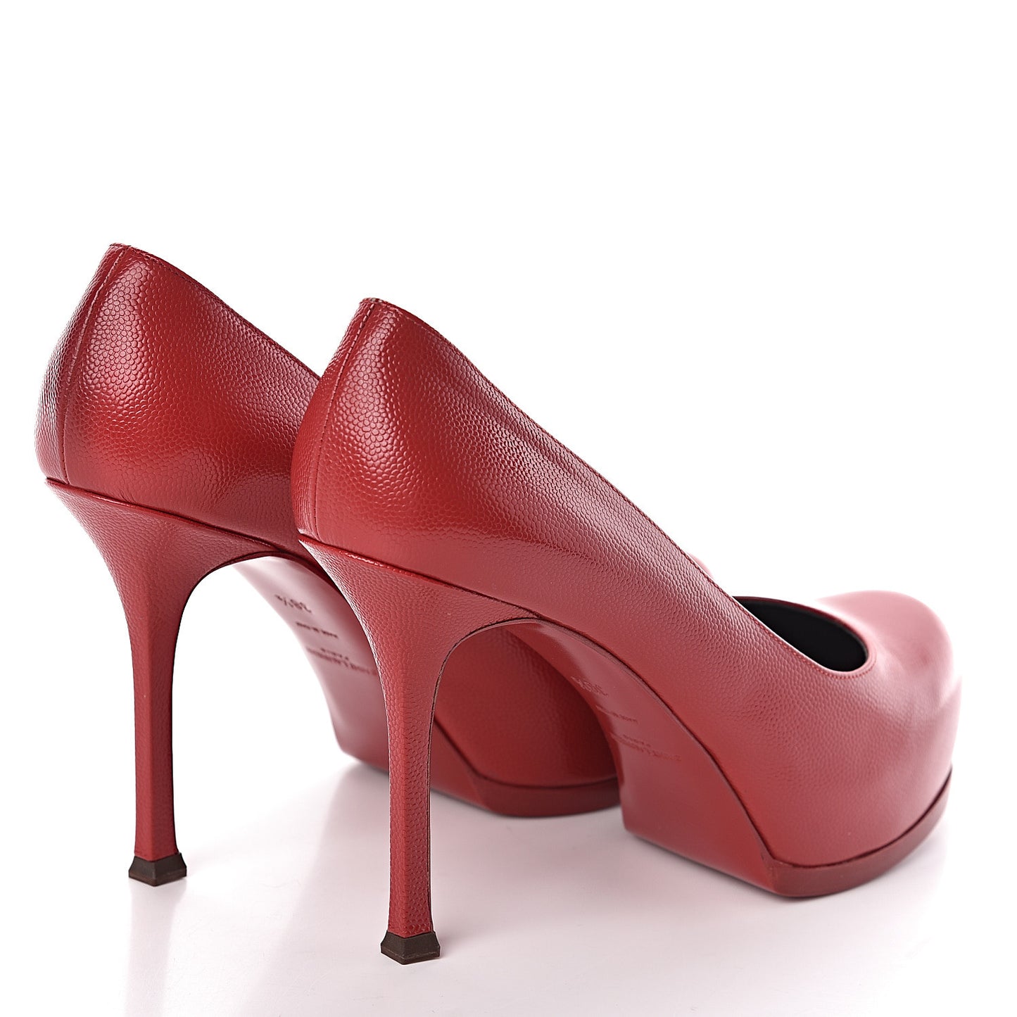 Vernigolf Tribtoo Platform 80 Pumps 38.5 Red