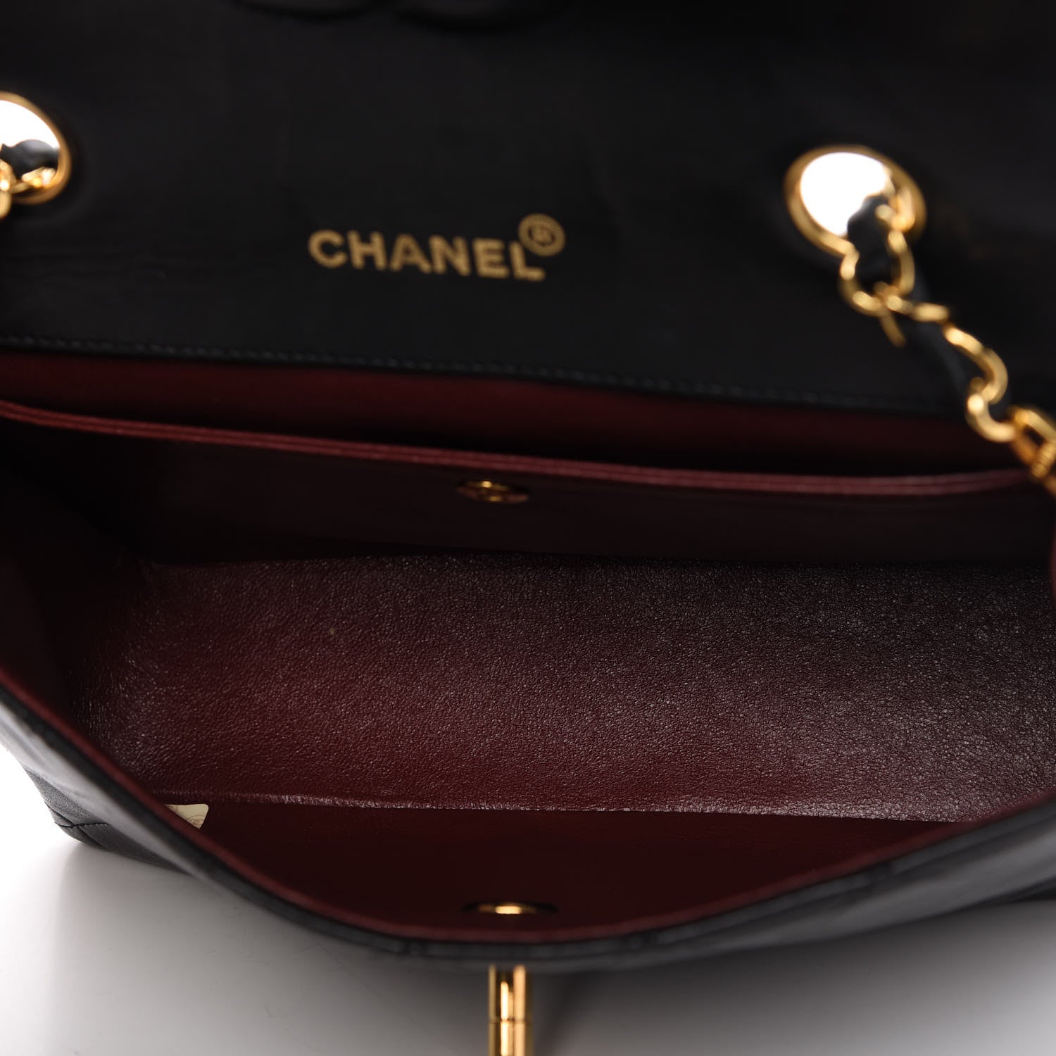 Chanel Lambskin Quilted Small Single Flap Black 5 of 11