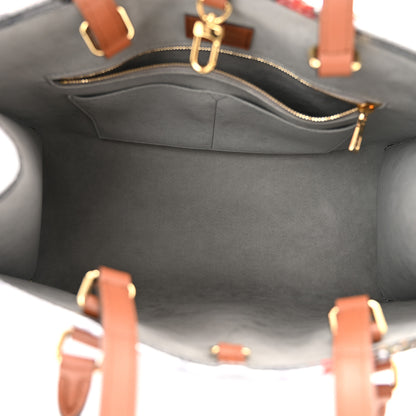 Louis Vuitton Metallic Monogram LV Garden OnTheGo MM Silver 5 of 10