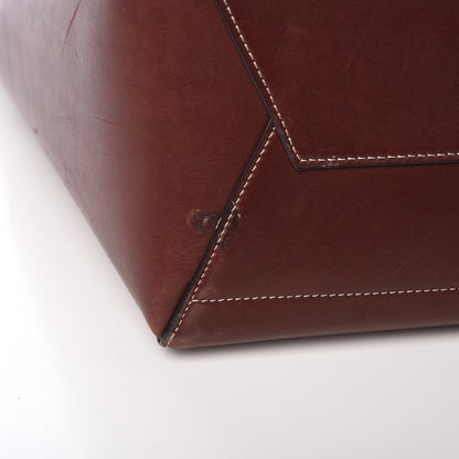 Celine Natural Calfskin Sangle Bucket Bag Burgundy 12 of 22