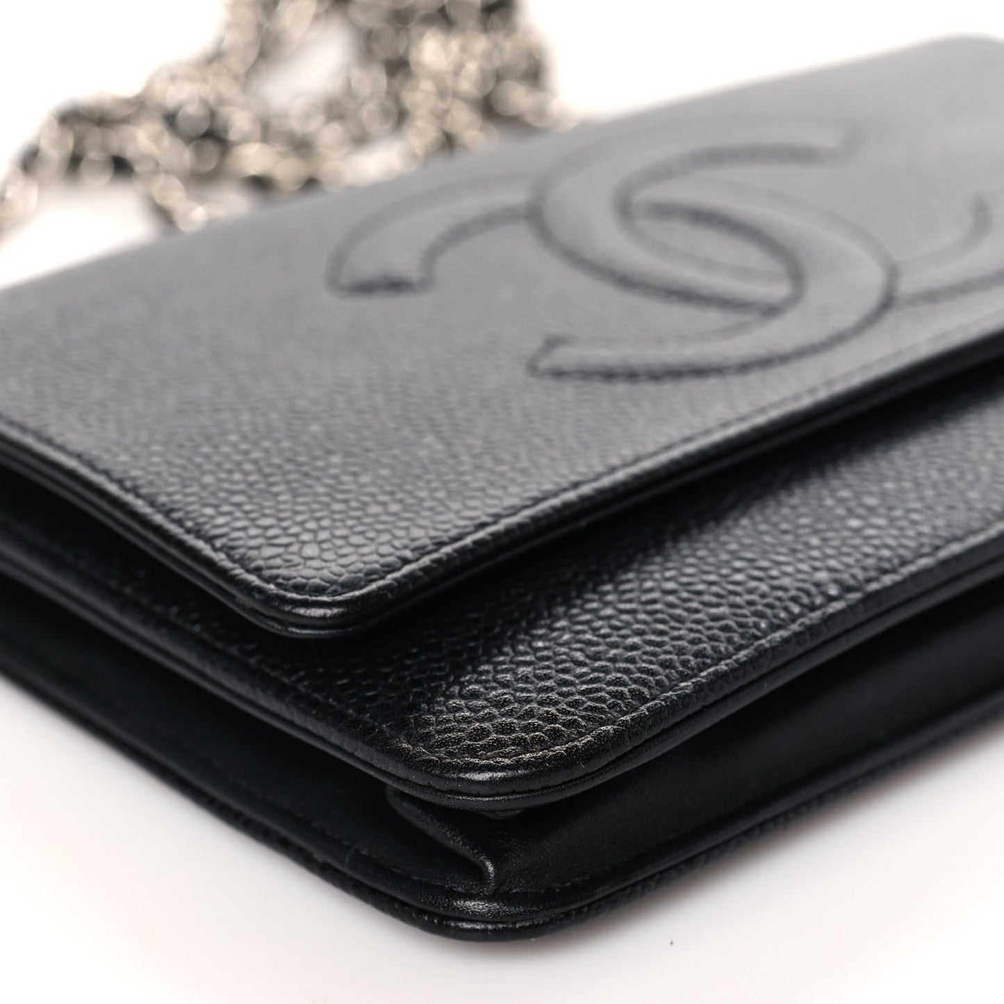 Caviar Timeless CC Wallet on Chain WOC Black