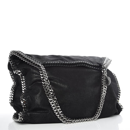 Stella McCartney Shaggy Deer Big Falabella Tote Black 4 of 10