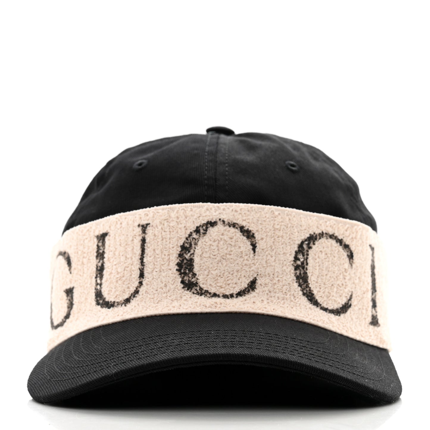 Gabardine Gucci Headband Baseball Hat M Black