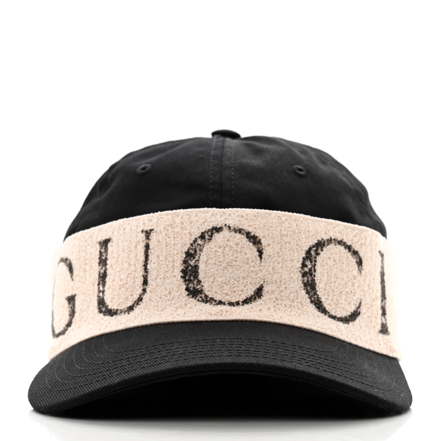 Gucci Gabardine Gucci Headband Baseball Hat M Black 3 of 9