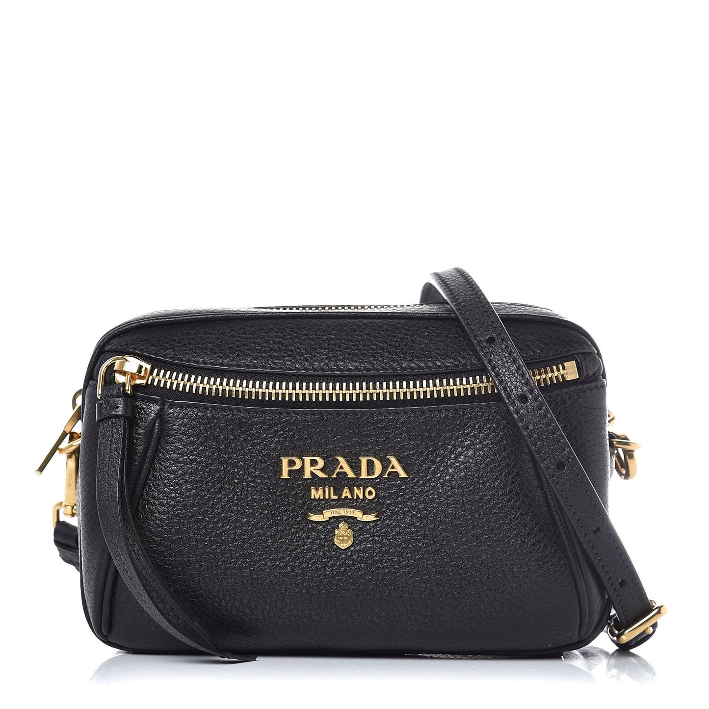 Vitello Daino Belt Bag Black
