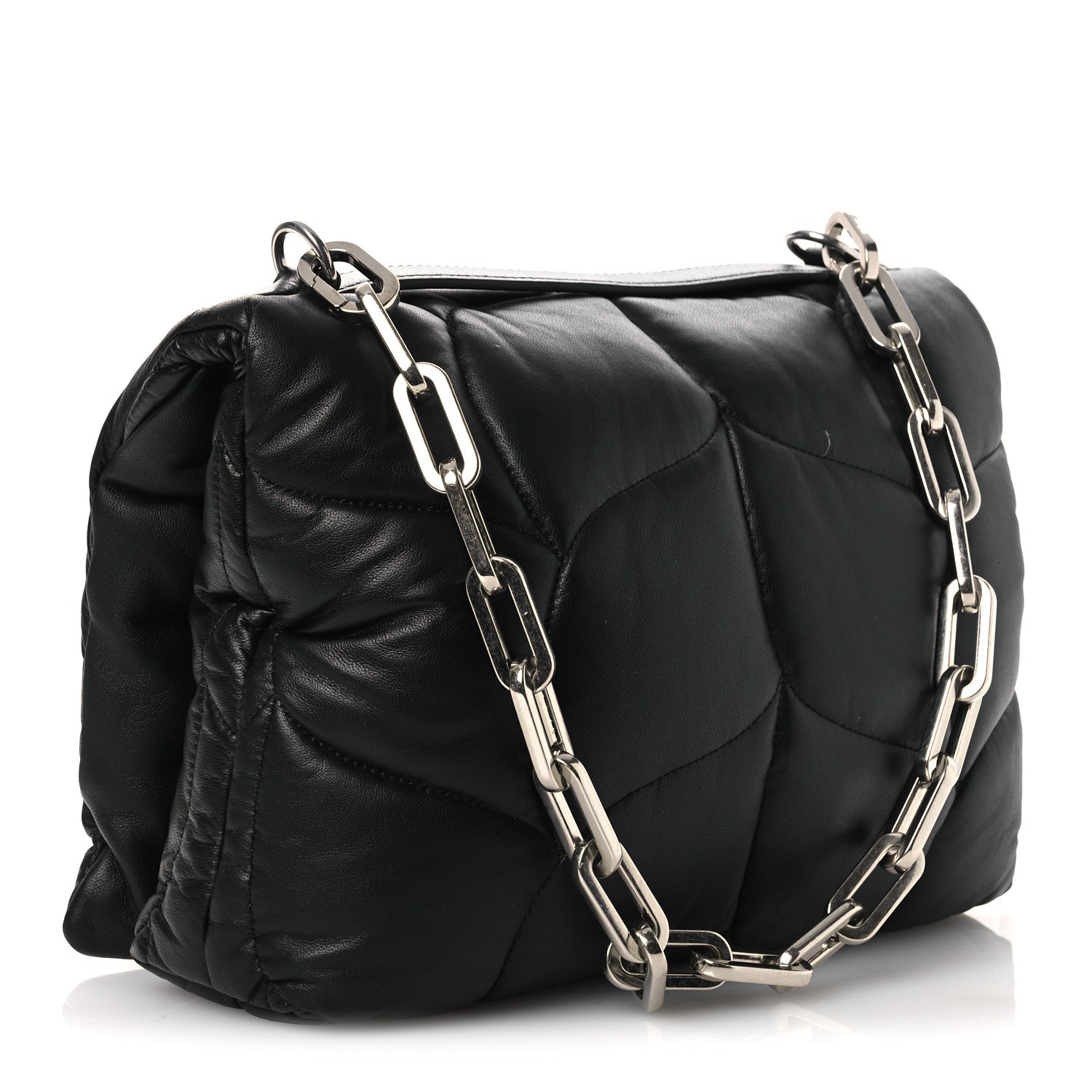 Mulberry Nappa Pillow Quilted Little Softie Bag Black 3 of 12