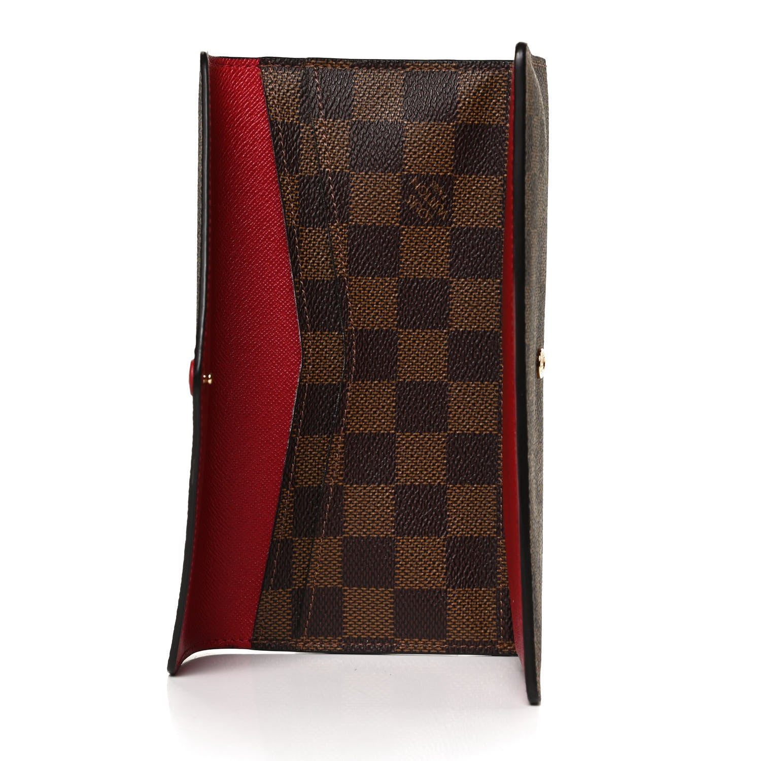 Louis Vuitton Damier Ebene Josephine Wallet Red 5 of 10
