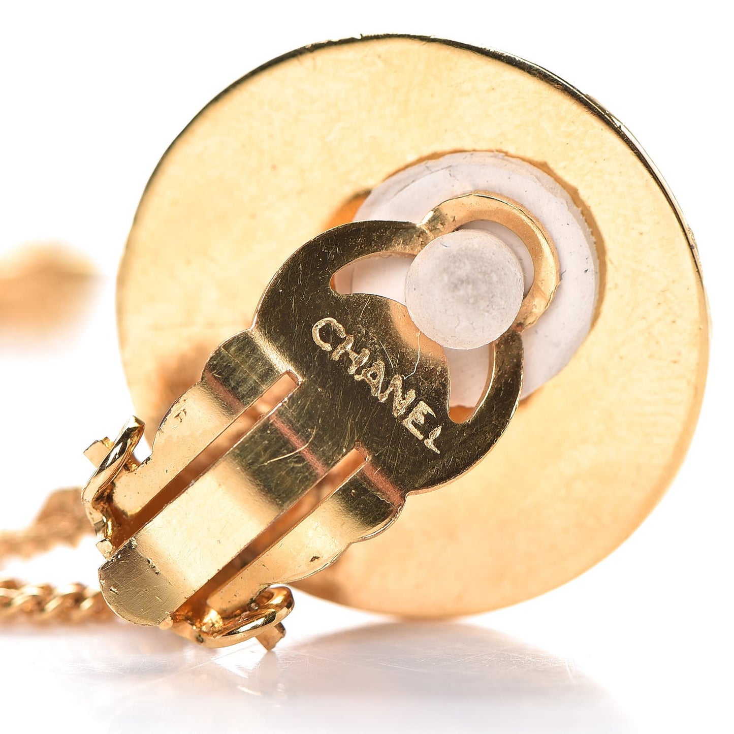 2.55 Flap Clip On Earrings Gold