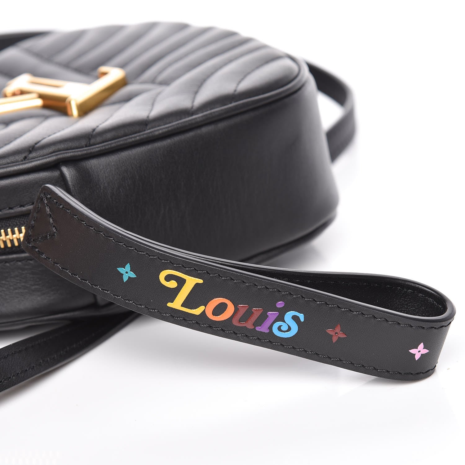 Louis Vuitton Calfskin New Wave Heart Bag Black 8 of 12