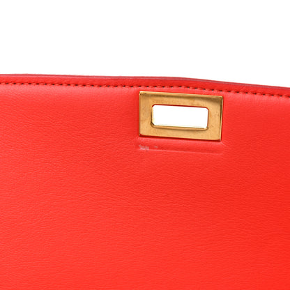 Celine Goatskin Medium Classic Box Flap Bag Alizarin 14 of 15