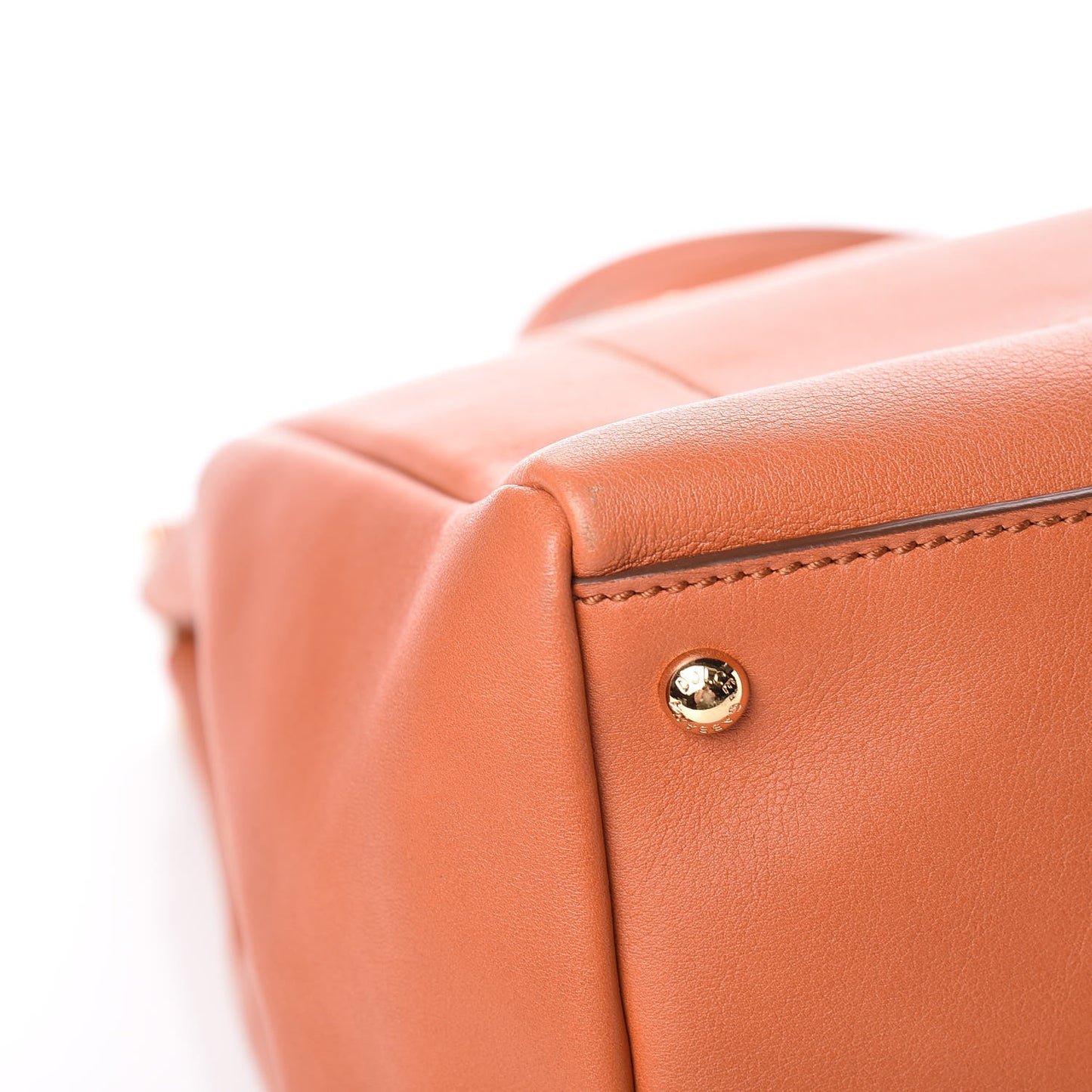 Vitello Classic Shopping Tote Mattone