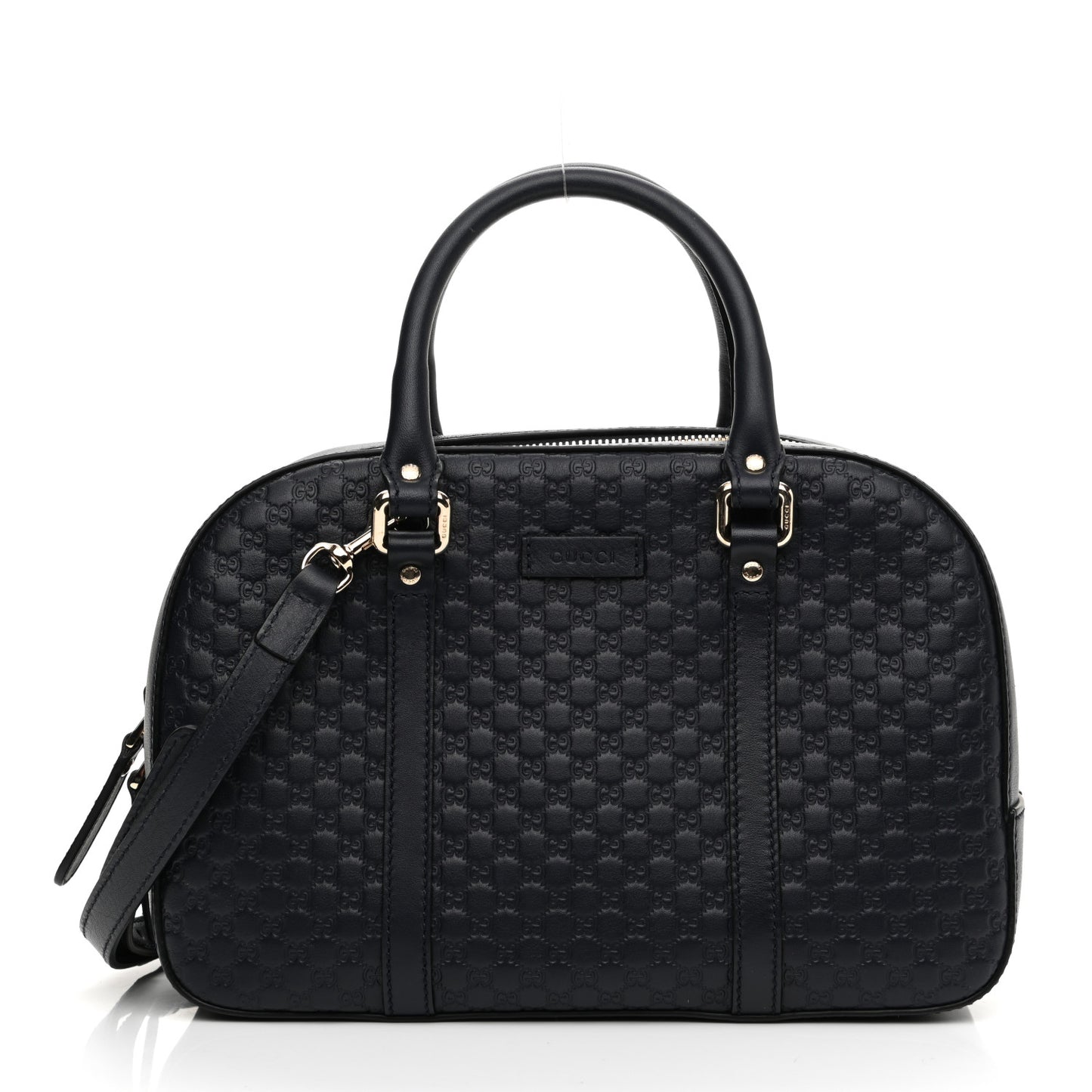 Microguccissima Medium Crossbody Bag Blue