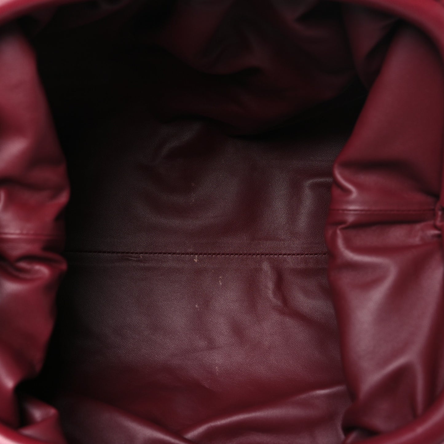 Nappa Maxi Intrecciato The Pouch Oversized Clutch Bordeaux