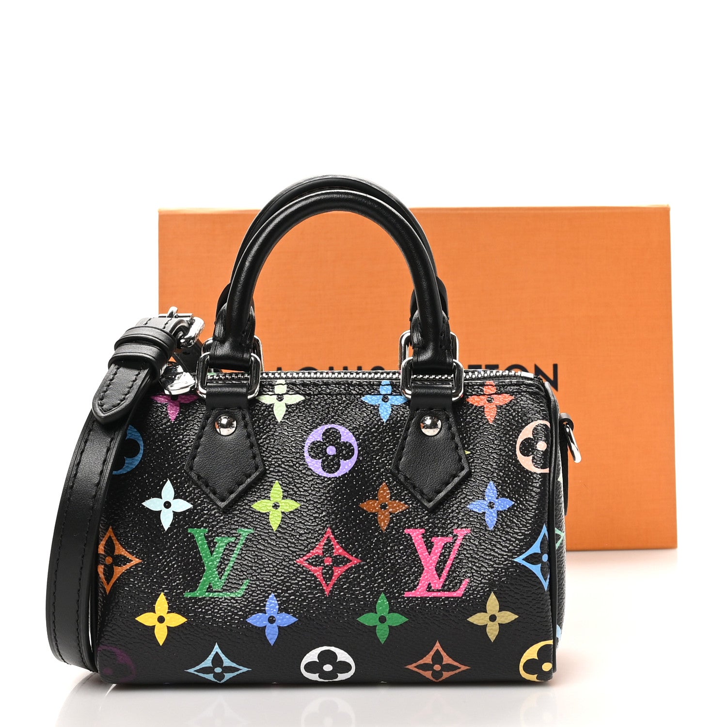Louis Vuitton LV X TM Monogram Multicolor Nano Speedy Black 10 of 10