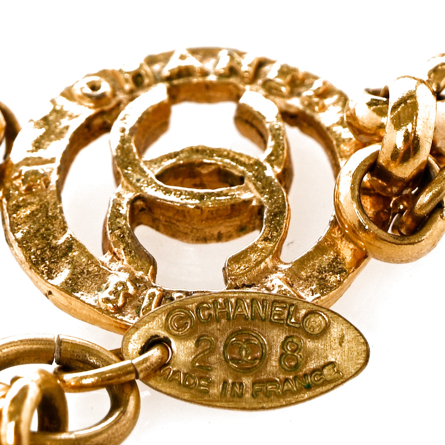 Chanel CC Medallion Chain Belt Gold 4 of 5