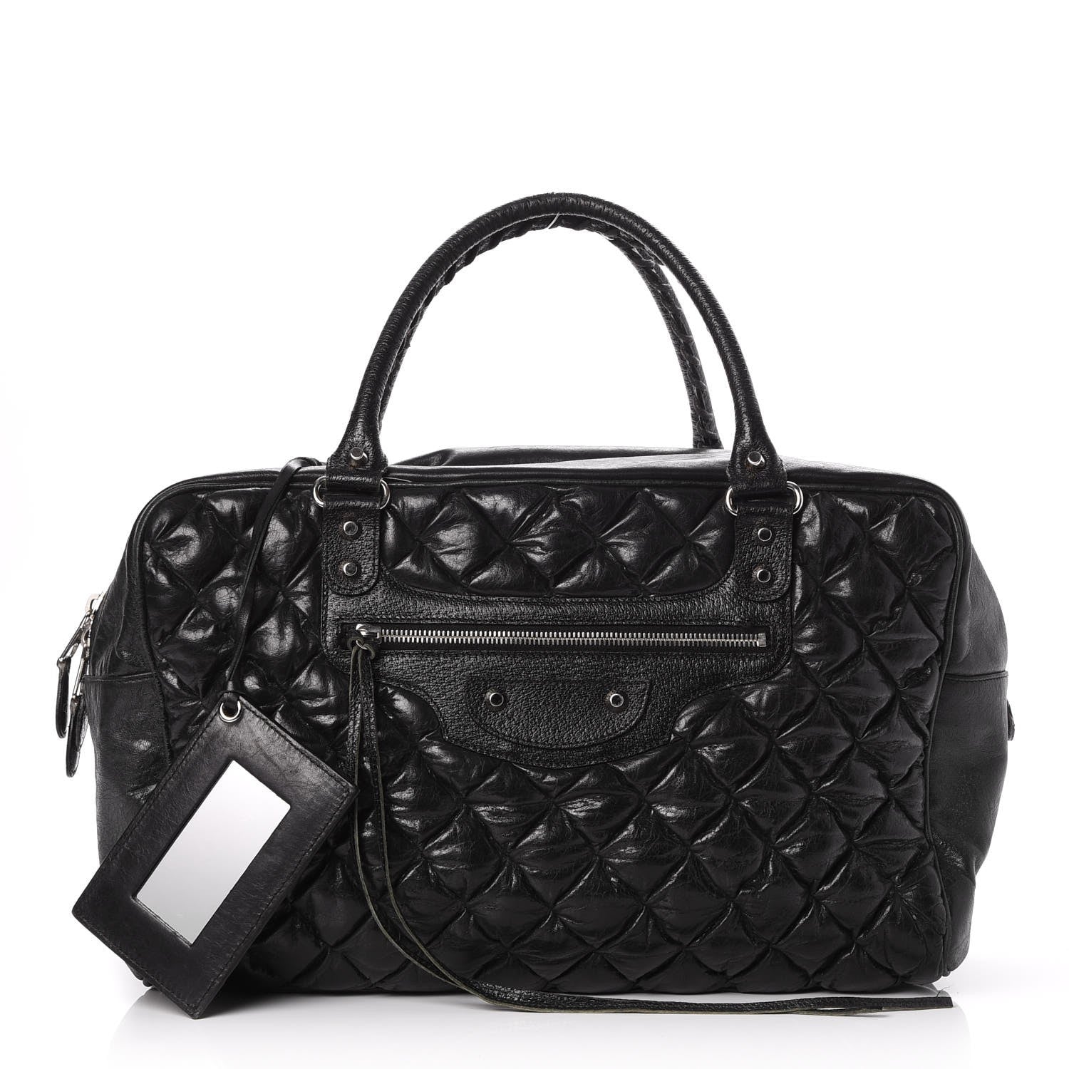 Balenciaga Chevre Quilted Matelasse MM Black 1 of 7