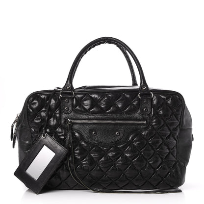 Balenciaga Chevre Quilted Matelasse MM Black 1 of 7