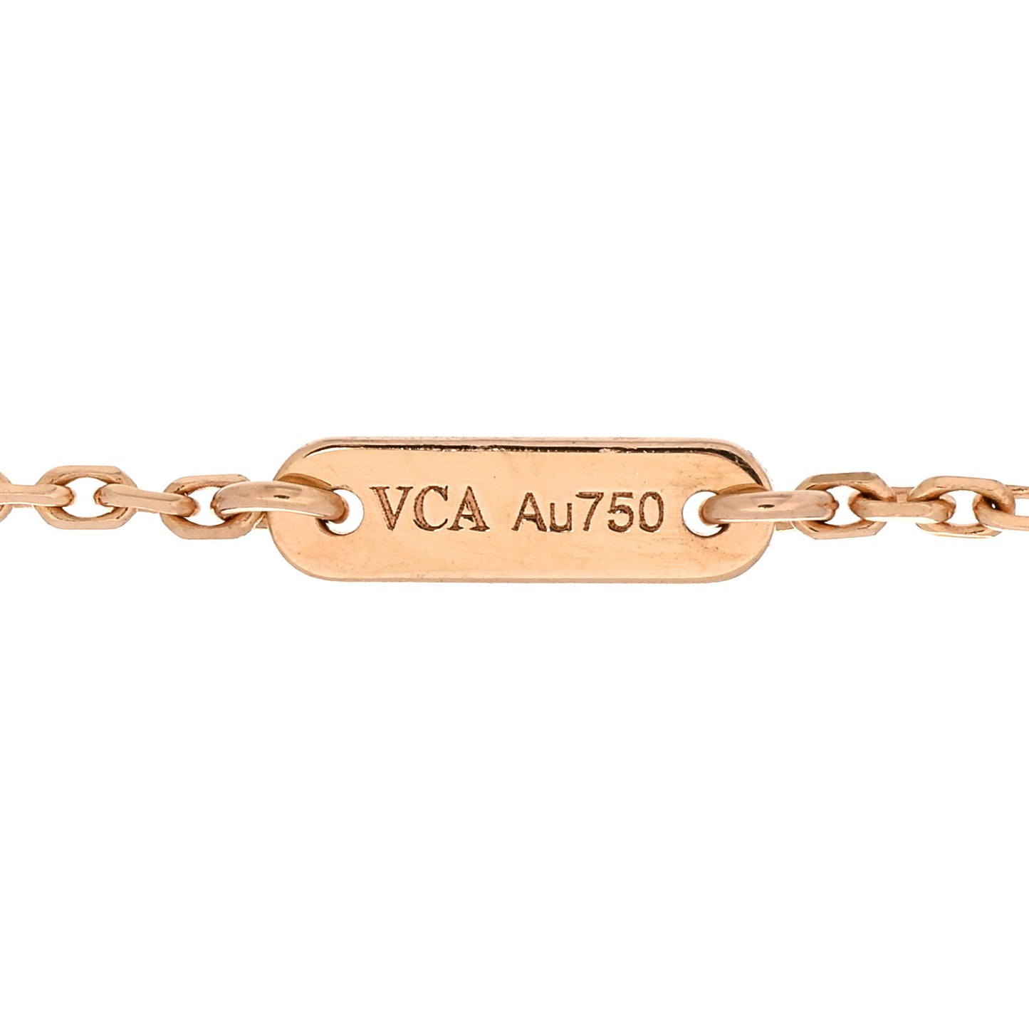 18K Rose Gold Carnelian Sweet Alhambra Bracelet