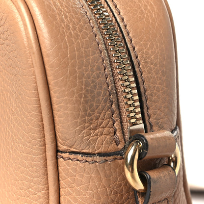 Gucci Pebbled Calfskin Small Soho Disco Bag Camelia 11 of 14