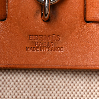 Hermes Toile Vache Calfskin Herbag 2 in 1 36 MM Natural 6 of 24