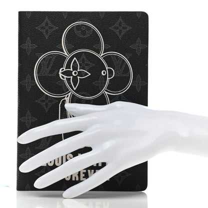 Louis Vuitton Monogram Eclipse Vivienne Clemence Notebook MM 2 of 7