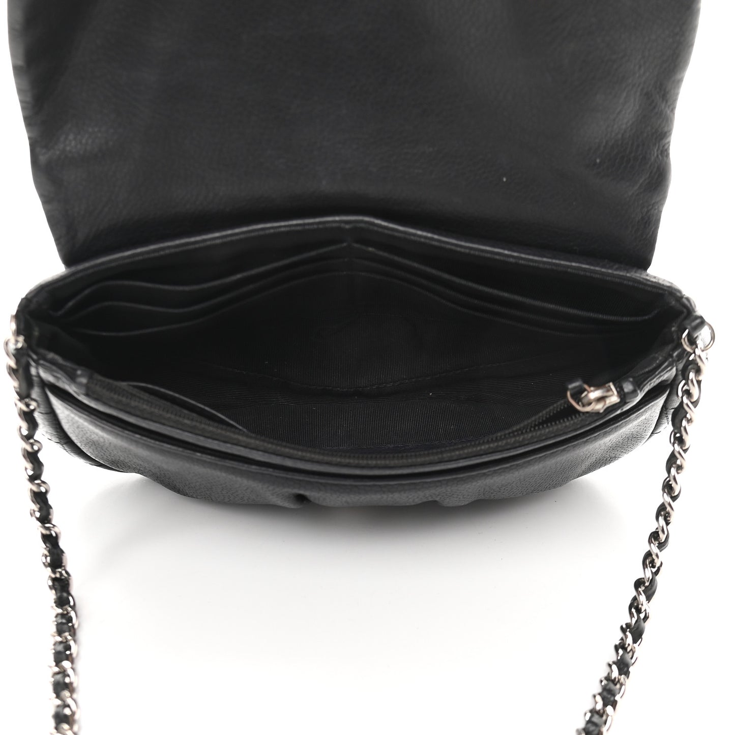 Caviar Half Moon Wallet On Chain WOC Black