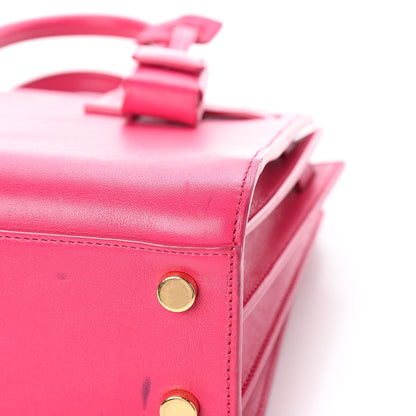Saint Laurent Calfskin Nano Sac De Jour Lipstick Fuchsia 10 of 13