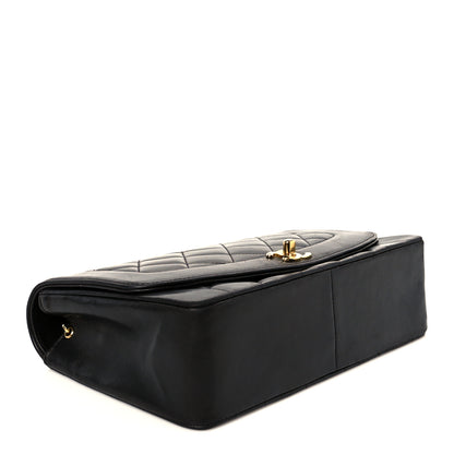 Chanel Lambskin Quilted Medium Single Flap Black 4 of 12
