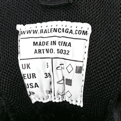Balenciaga Mesh Nubuck Effect Fabric LED Womens Track Sneakers 38 Black 8 of 9