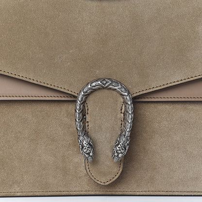 Gucci Suede Medium Dionysus Shoulder Bag Taupe 8 of 10