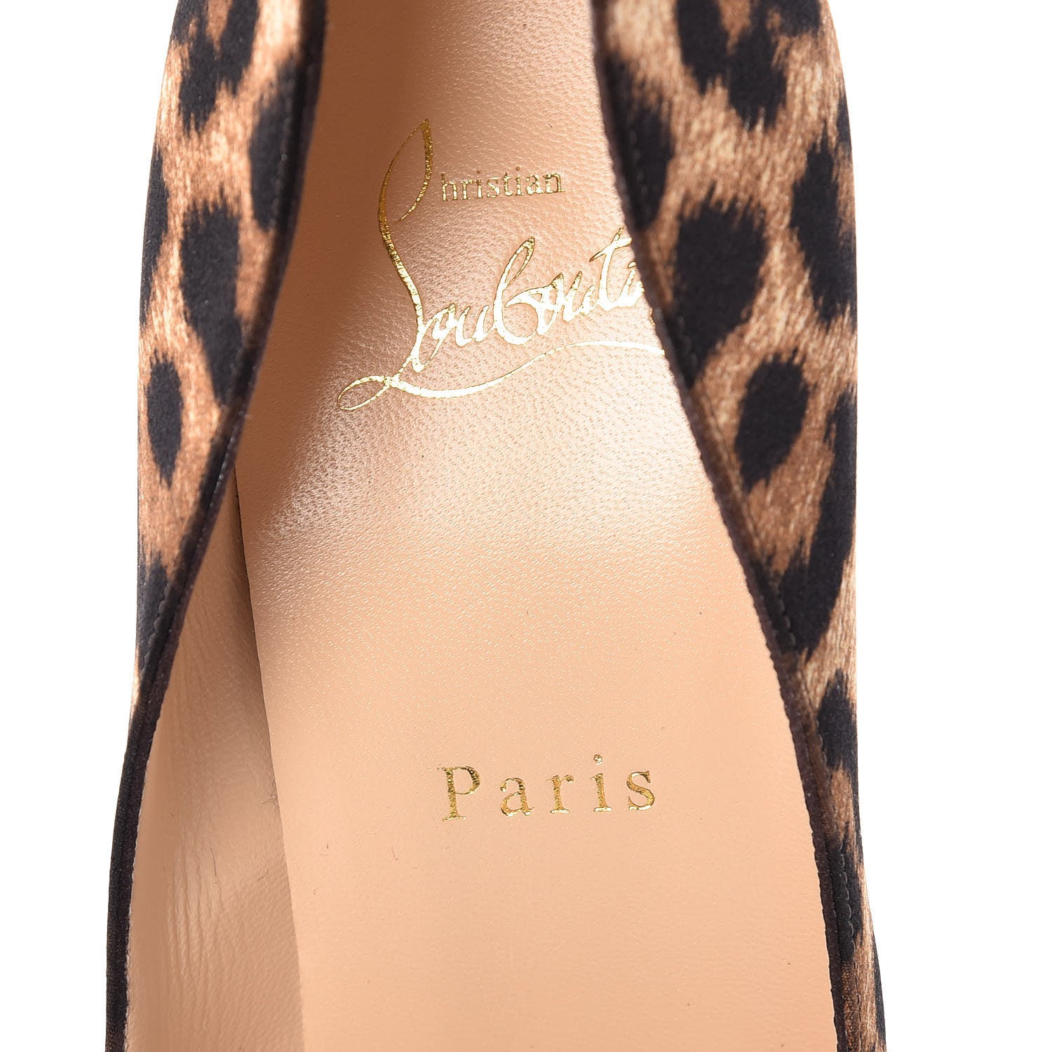Christian Louboutin Crepe Satin Leo Pigalle Follies 100 Pumps 39 Brown 7 of 8