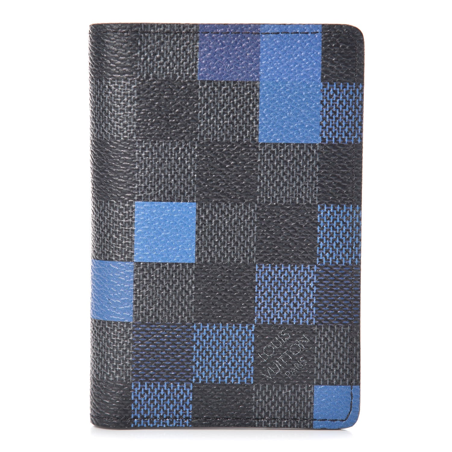 Louis Vuitton Damier Graphite Pixel Pocket Organizer Blue 1 of 7