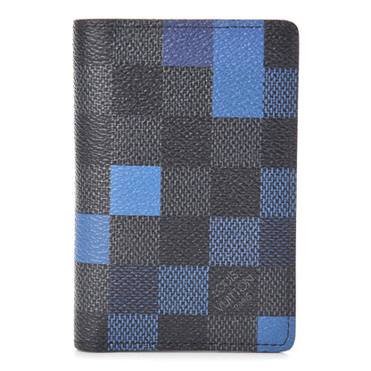 Louis Vuitton Damier Graphite Pixel Pocket Organizer Blue 1 of 7