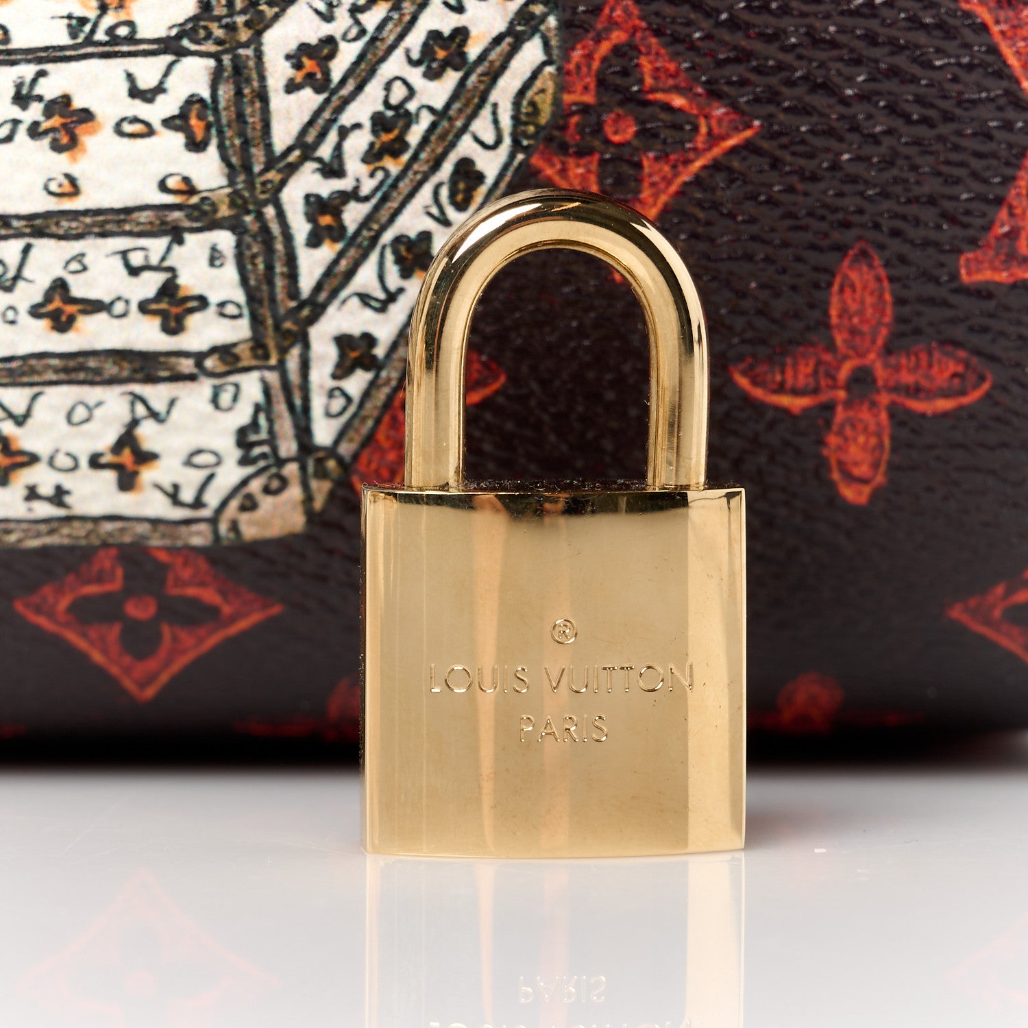 Louis Vuitton Catogram Speedy Bandouliere 30 Marron 10 of 15