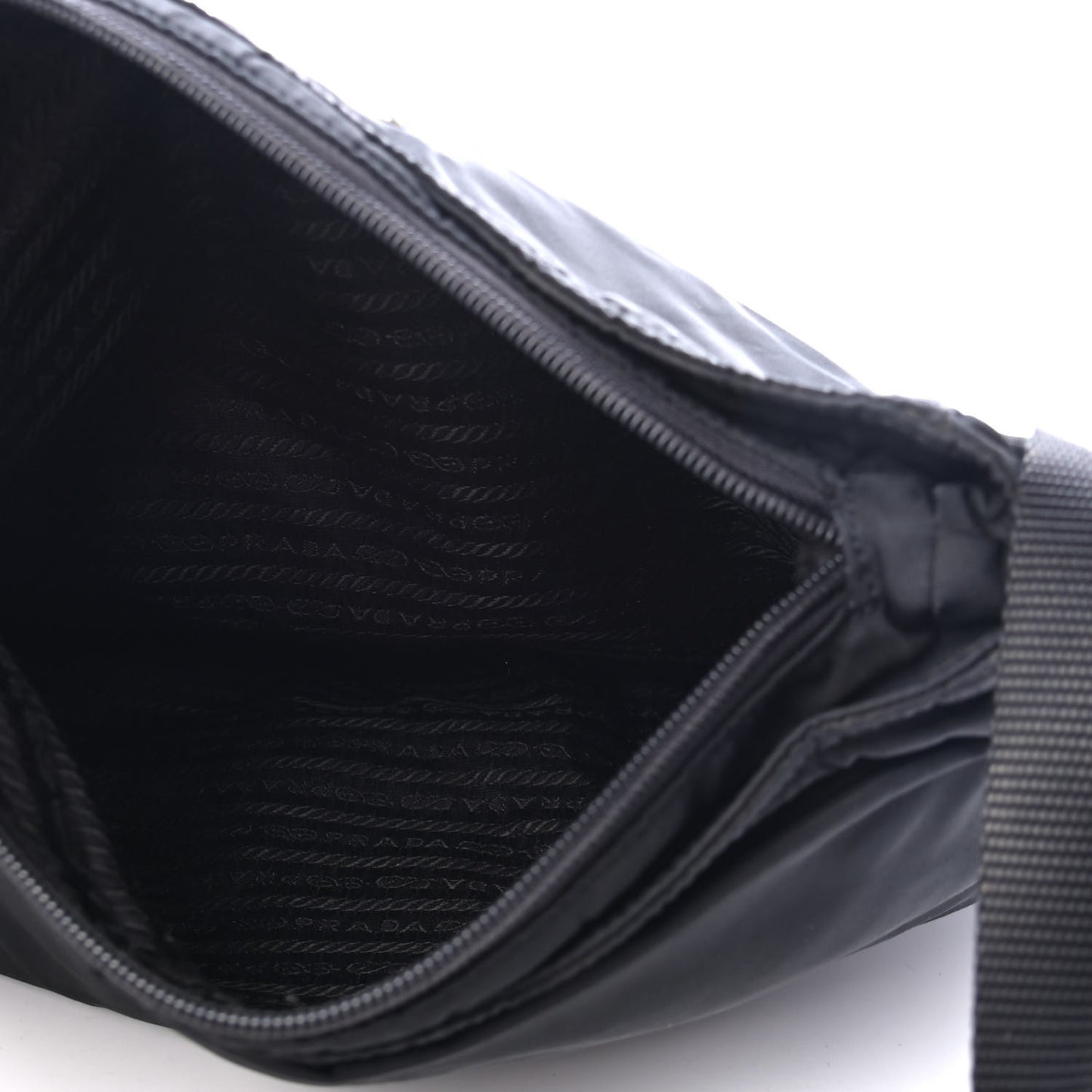 Tessuto Nylon Messenger Bag Black