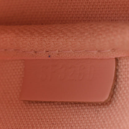 Louis Vuitton Damier Ebene 2020 Christmas Animation Big Wheel Mini Pochette Accessories Rose Ballerine 7 of 10