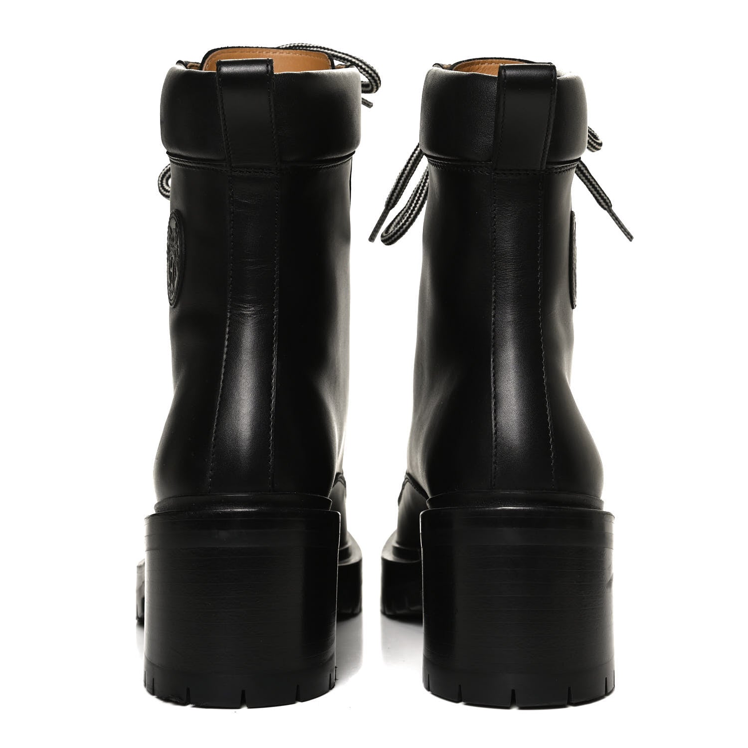 Hermes Calfskin Bridge Ankle Boots 36 Black 6 of 12